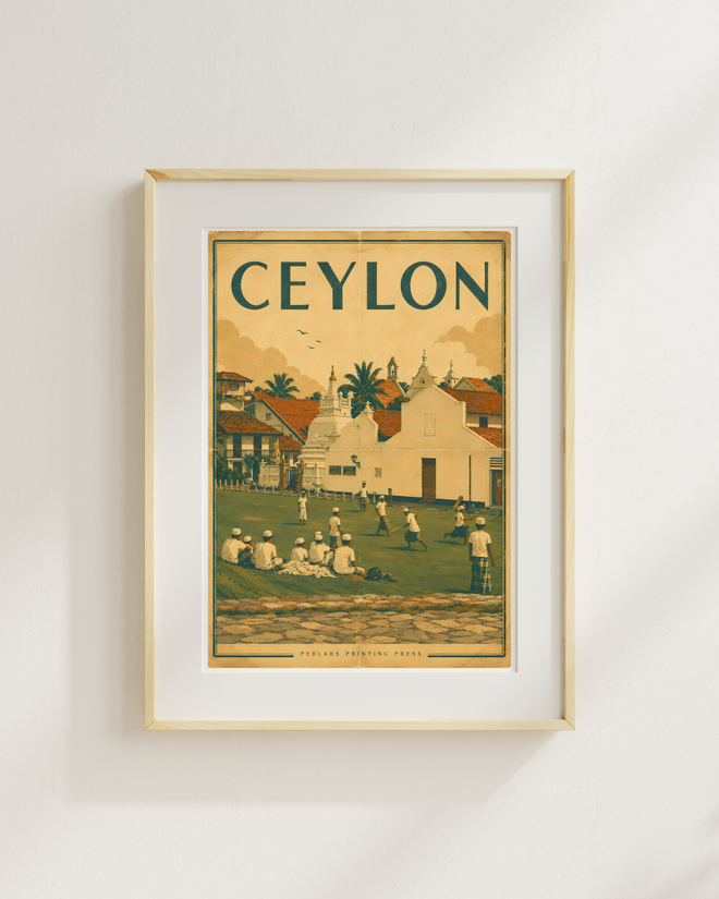 Ceylon — Cricket on the Green