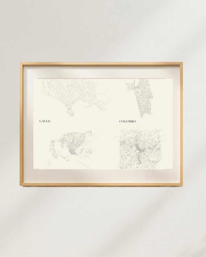 Galle, Colombo, Jaffna, Kandy Maps